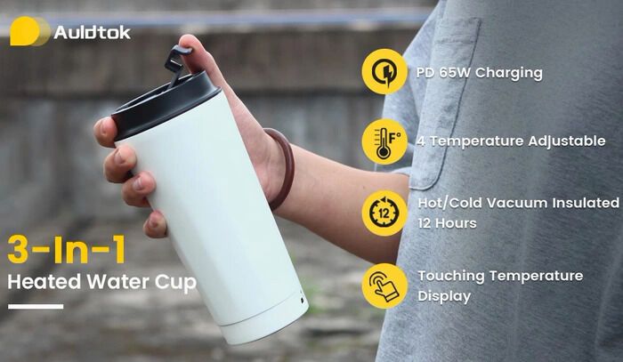 Three-in-One Heated Water Cups