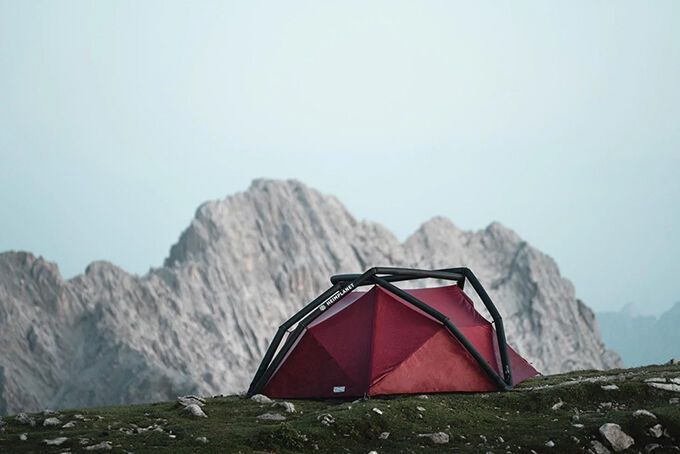 Inflatable Stormproof Geodesic Tents