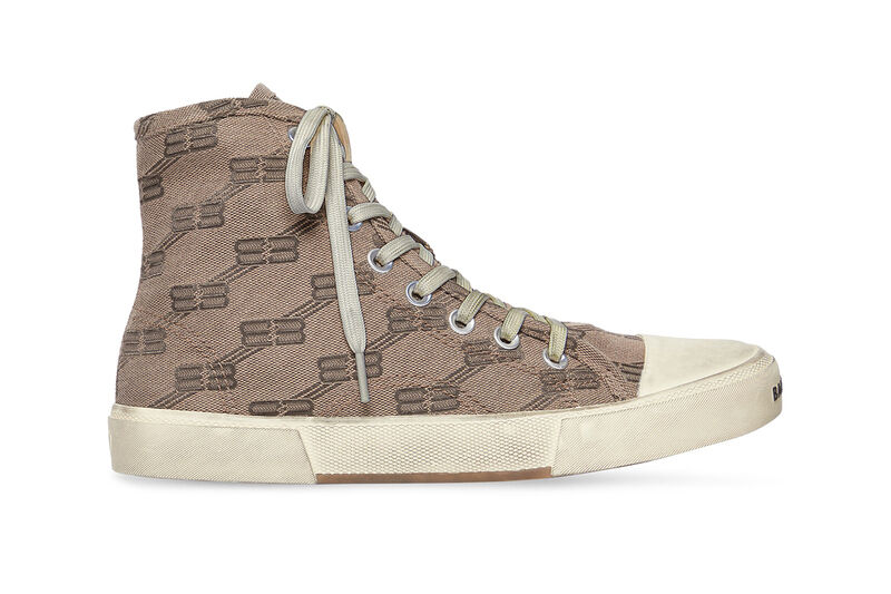 Luxe Monogram-Adorned Sneakers