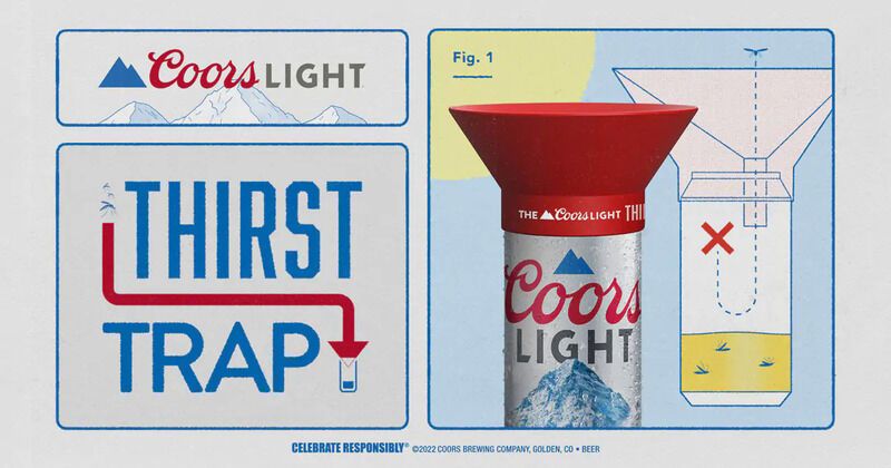 Beer Can Mosquito Traps : coors light can