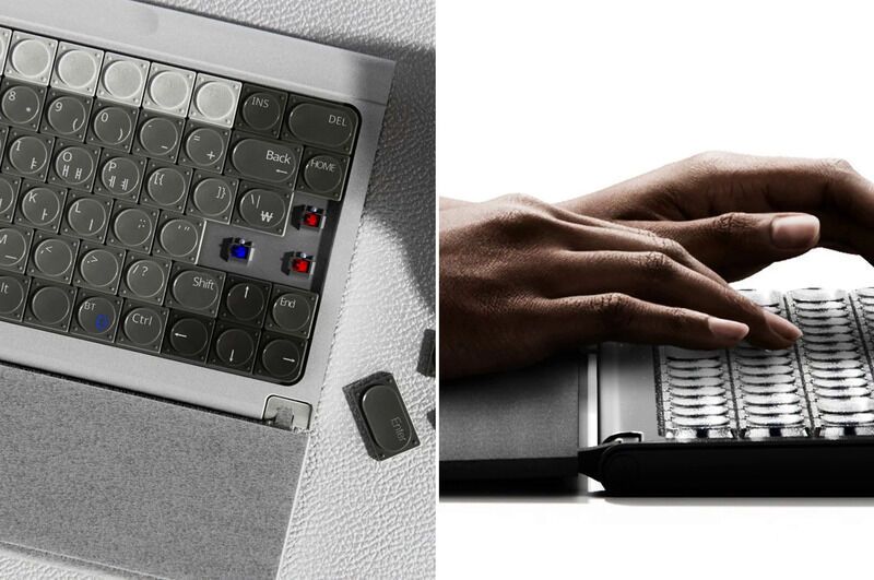 Compact Cushioned Keyboard Peripherals : HUE bluetooth keyboard