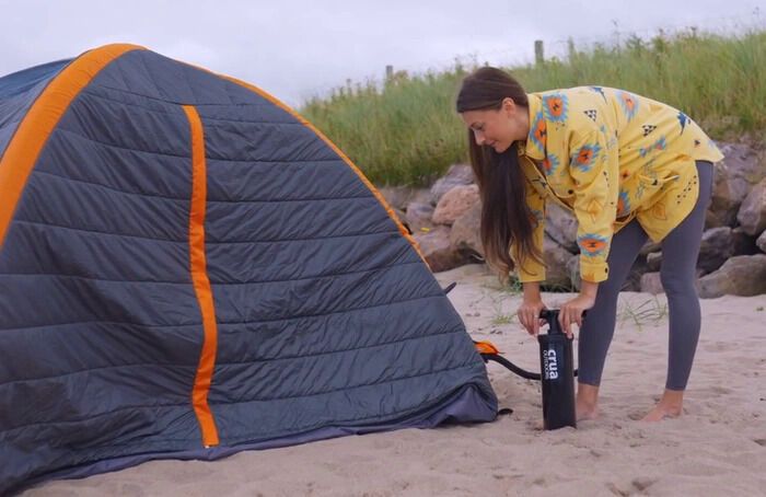 Inflatable Temperature-Regulating Tents