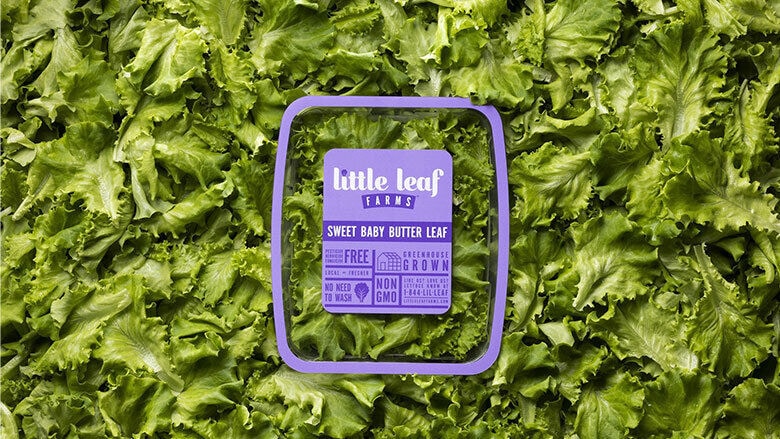 Reduced Plastic Lettuce Packaging