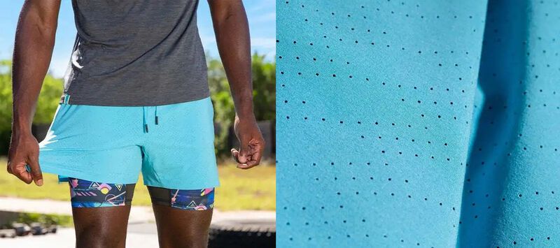 Perforated Training Shorts : Perforated Training Shorts