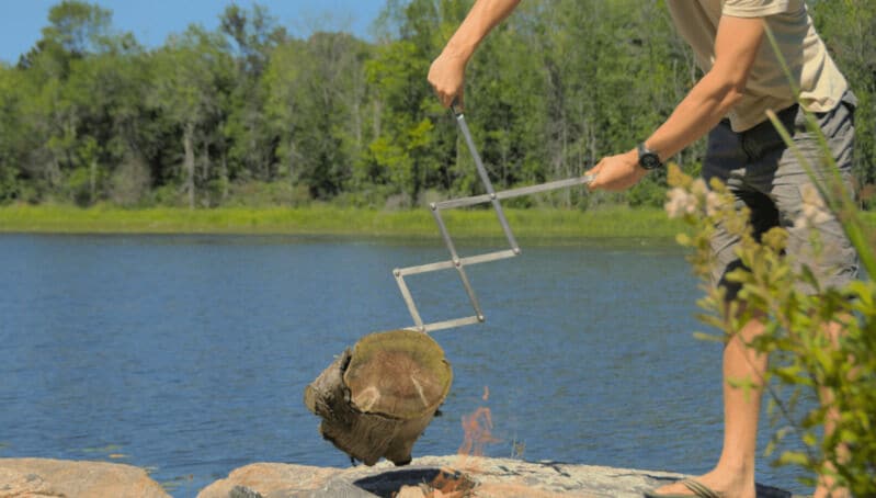 Durable Extending Campfire Tongs