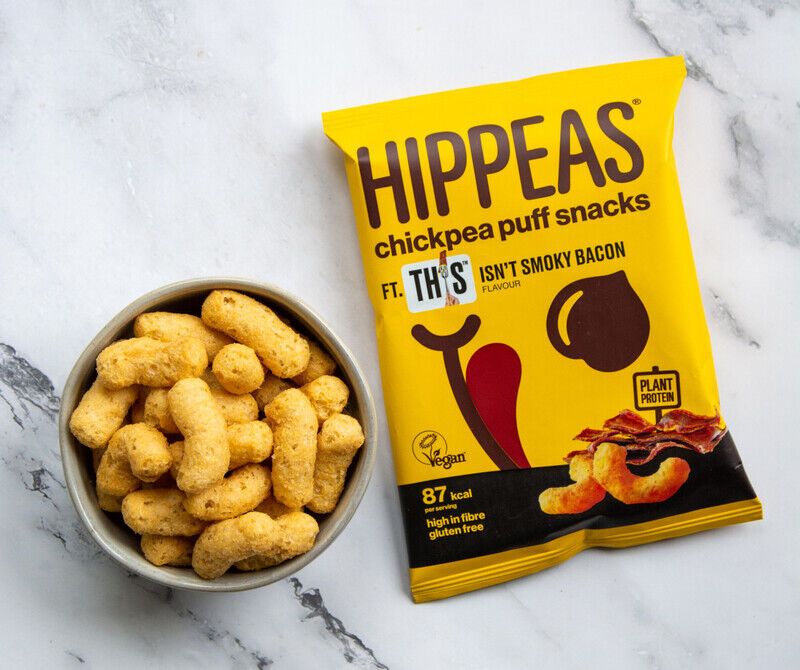 Bacon-Flavored Chickpea Puffs