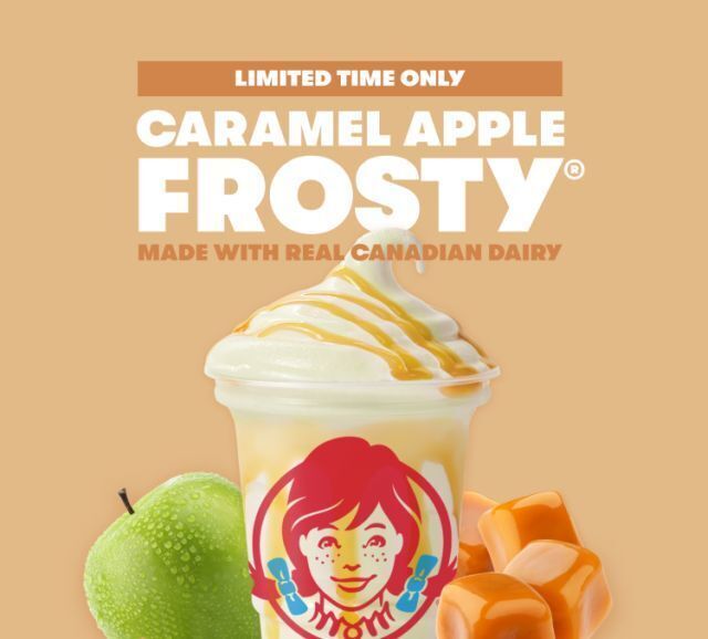 Frozen FallThemed QSR Treats Caramel Apple Frosty