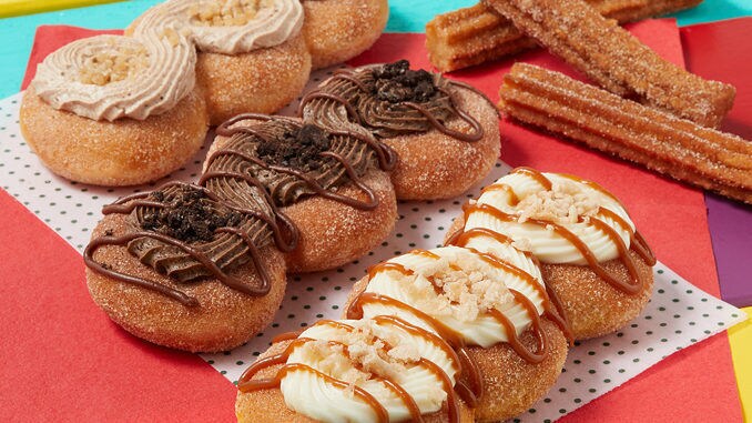 Tim Horton's Is Dropping A Churro Donut Filled With Caramel For National  Donut Day