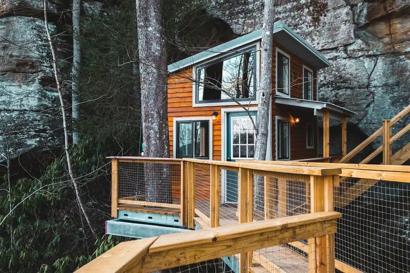 Cliffside-Attached Rental Cabins