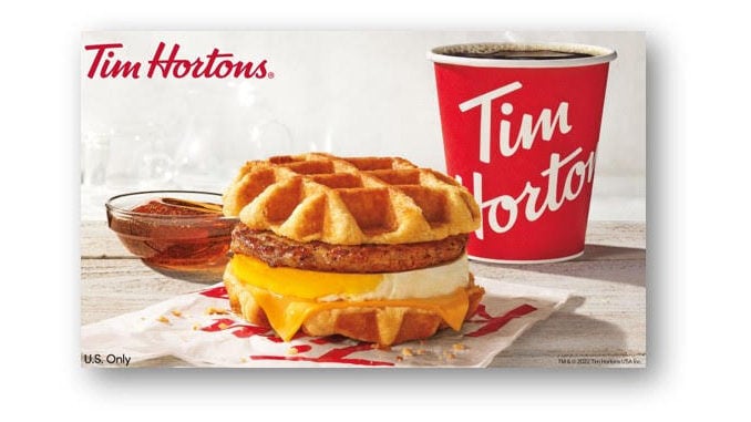 Tim Hortons puts burgers on the menu for the first time, but they