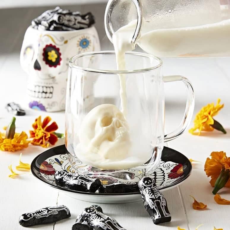 Celebratory Skull-Shaped Drink Mixes