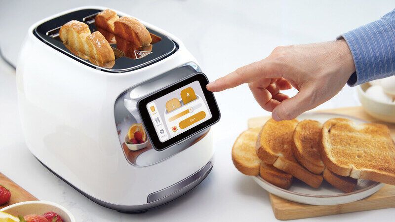 Precision Touchscreen-Enabled Toasters : Tineco 'Toasty One'