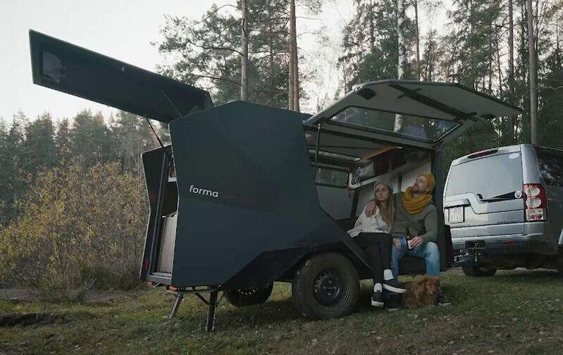 Origami-Like Camping Trailers