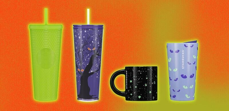 Glow-in-the-Dark Halloween Mugs