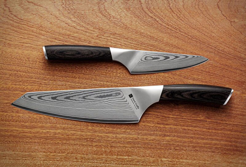 Precision Damascus Chef Knives