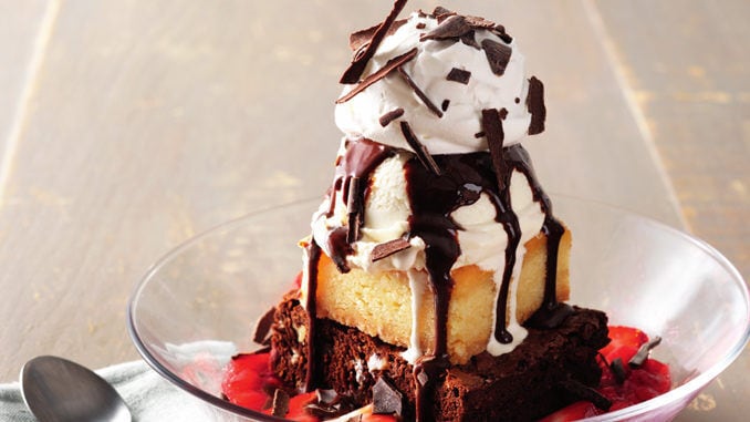 Indulgent Two-Toned Desserts