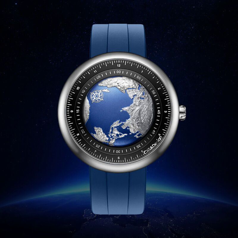 Earth-Inspired Mechanical Timepieces