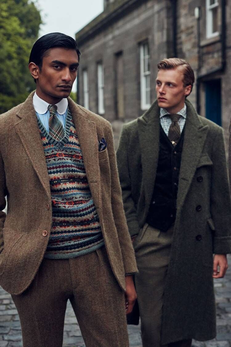 Tailored Fall-Centric Premium Menswear