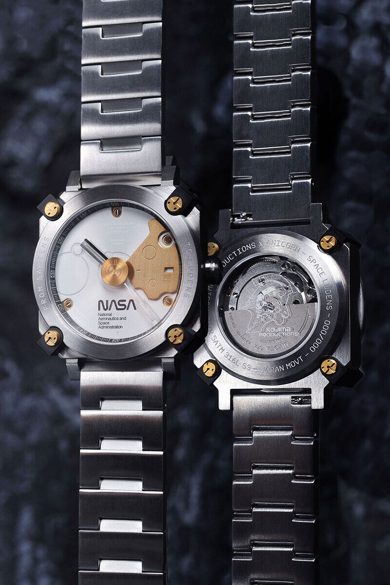 Space-Themed Steel Watches : space ludens