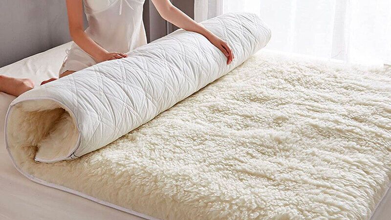 ultra american wool fleece mattress pad