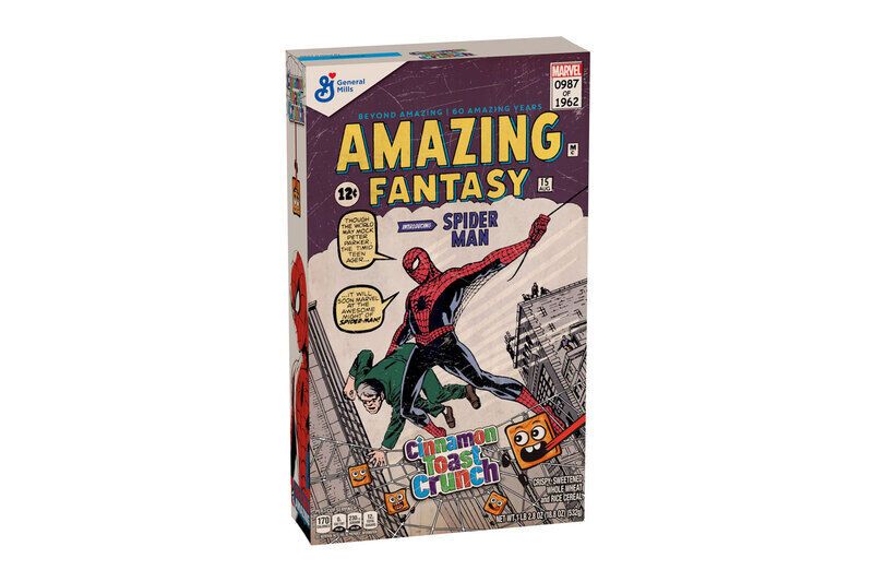 Superhero-Themed Cereal Boxes