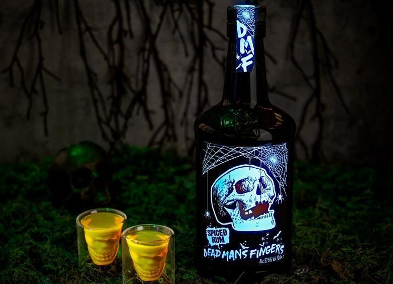 Halloween-Themed Rum Branding