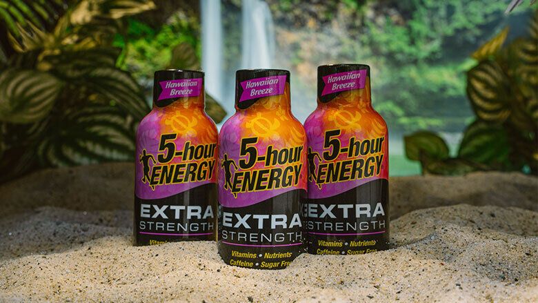 Tropically Flavored Energy Shots