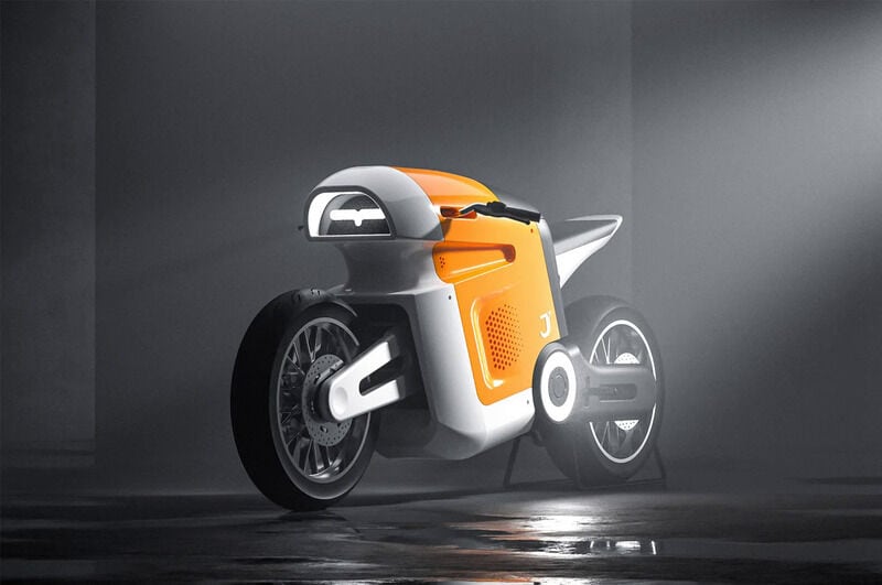 Hybrid Design Electric Motorcycles : iNSTINCT electric motorcycle