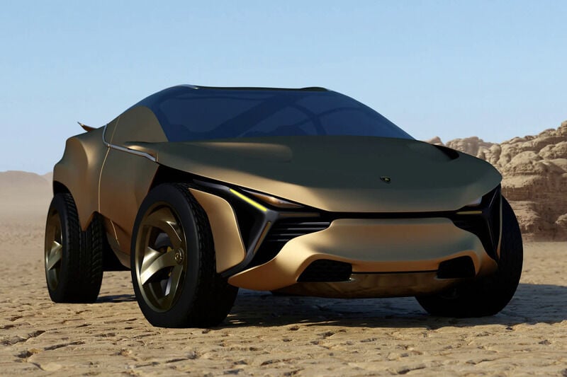 Muscular Gilded SUV Concepts