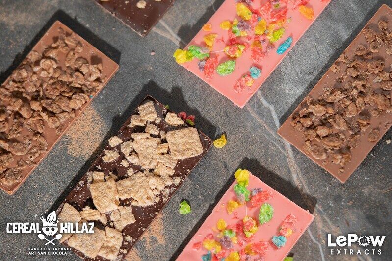 Cereal-Studded Cannabis Chocolates