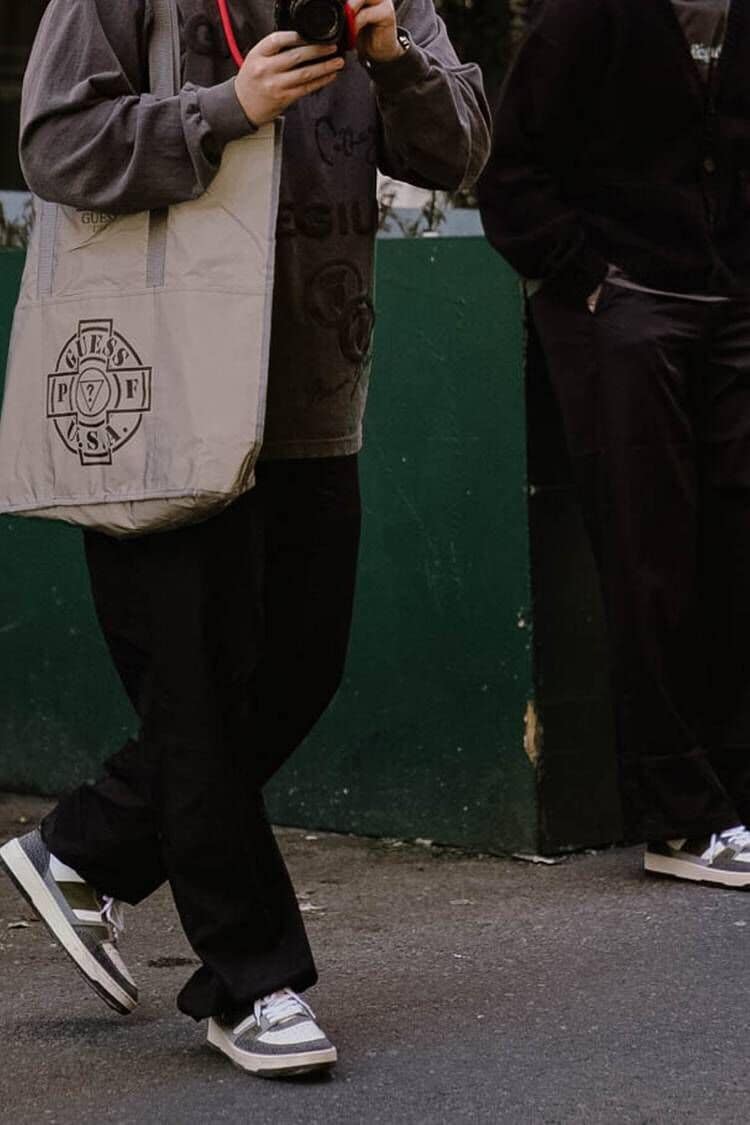 Crackled Leather Sneaker Pop-Ups