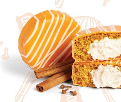 White Chocolate Pumpkin Cakes