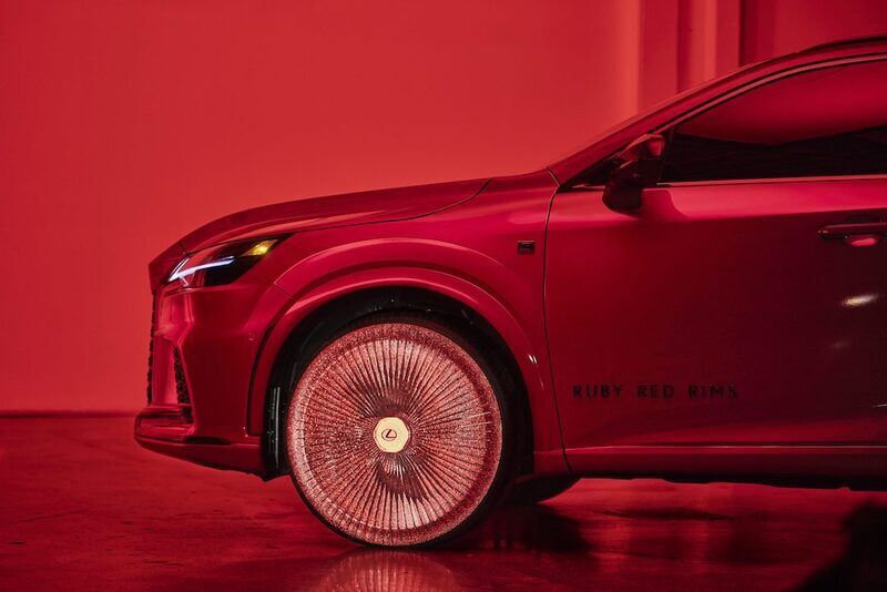 Glittering Ruby Rims