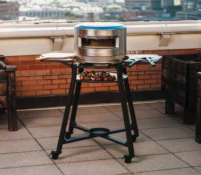 Rotating Pizza Oven Stands