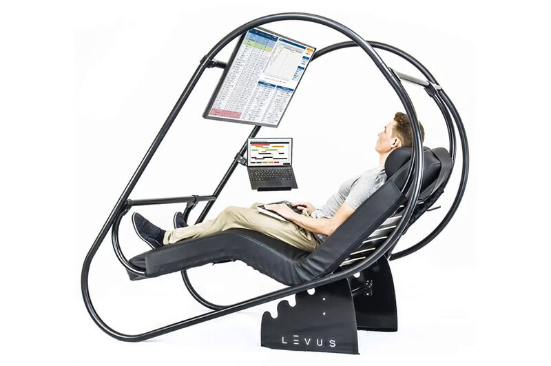 ergonomic reclining workstation