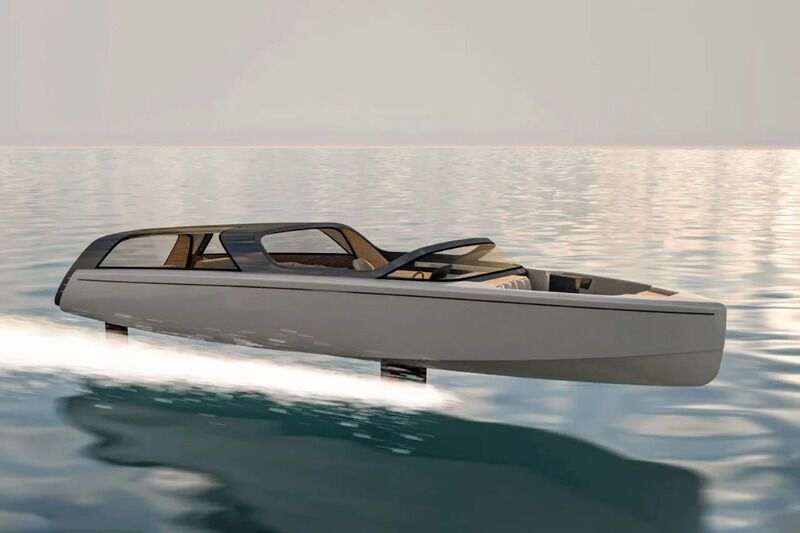 Hydrofoil-Equipped Yacht Tenders