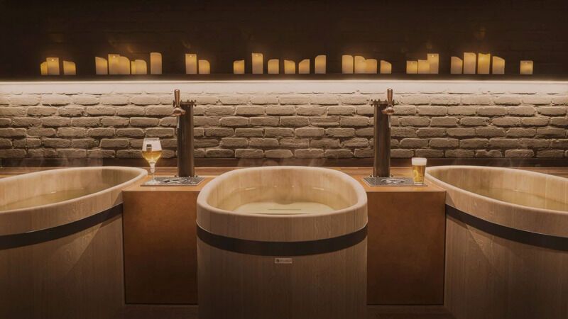 Beer-Filled Bath Spas