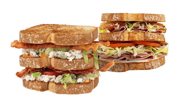 Stacked Chicken Salad Sandwiches