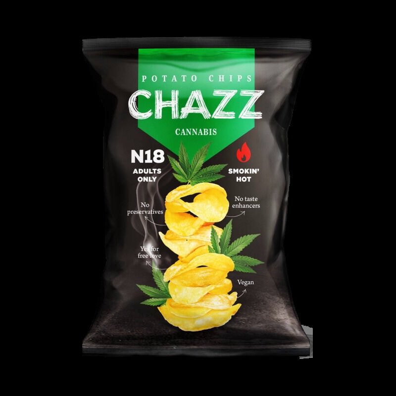 Spicy Hemp Potato Chips cannabis potato chips