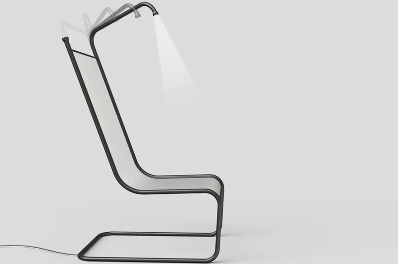 Industrial Light-Equipped Chairs