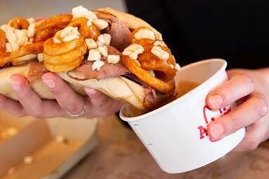 QSR Poutine Dip Sandwiches