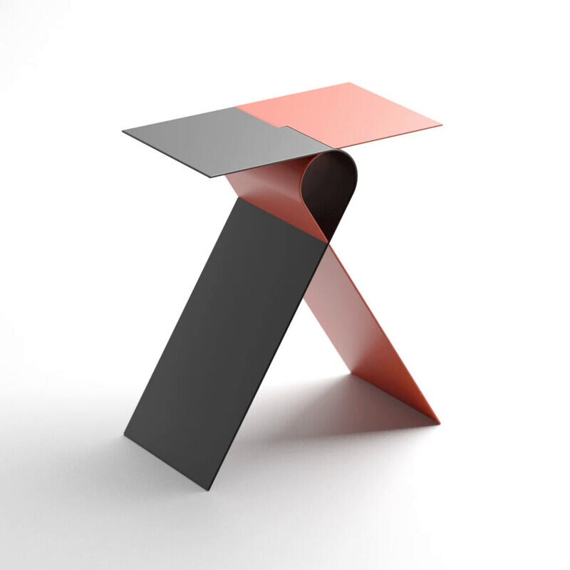 Intersecting Two-Part Side Tables