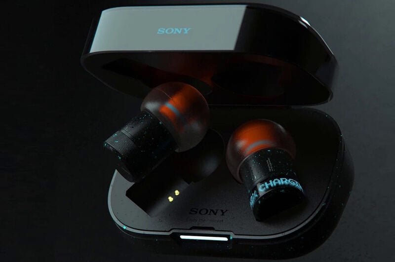 CyberpunkInspired Earbuds Sony Earbuds Concept