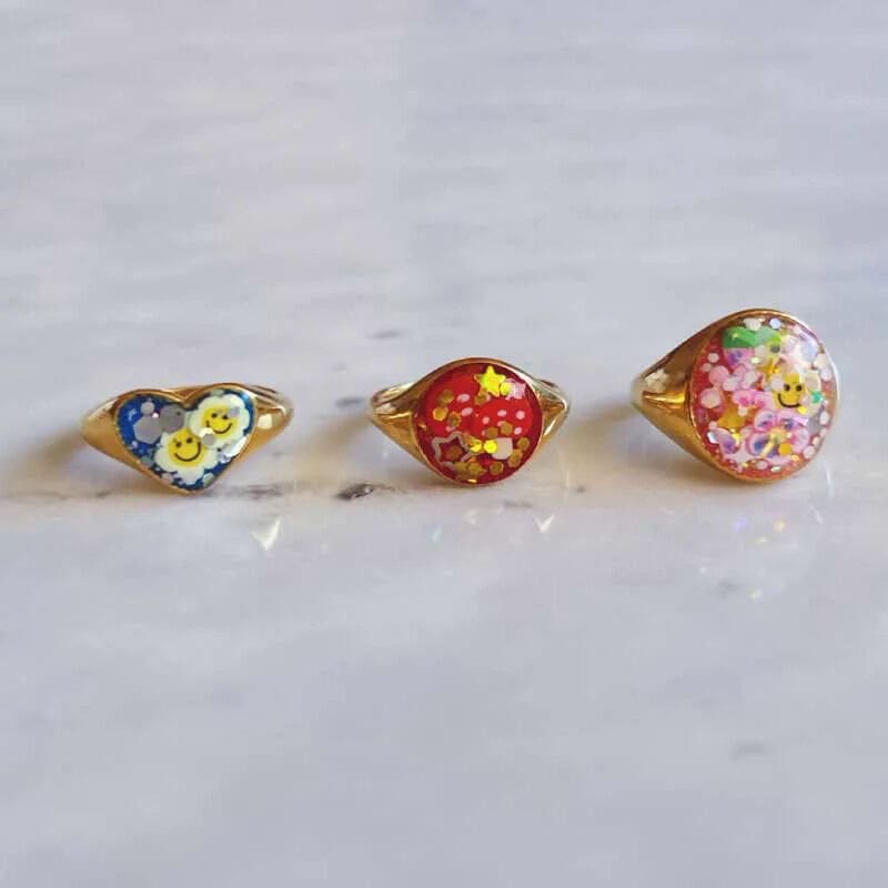 Customizable Sparkling Ring Jewelry