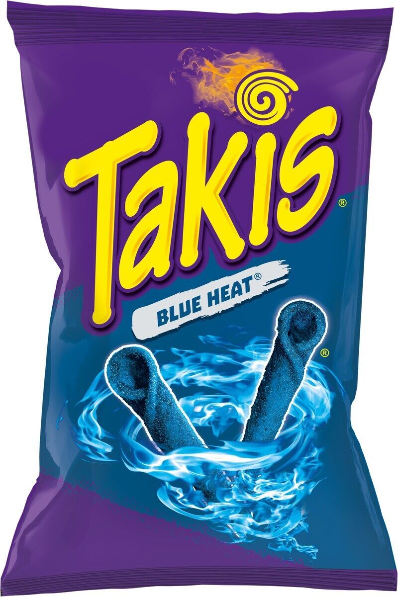 Spicy Blue-Hued Snacks