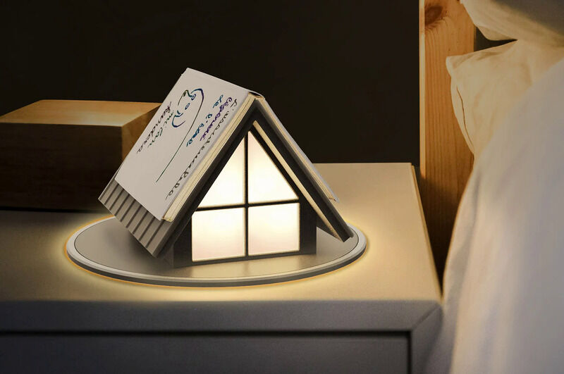 Cabin-Shaped Reading Lights