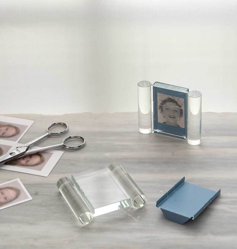 Cylindrical Glass Photo Frames