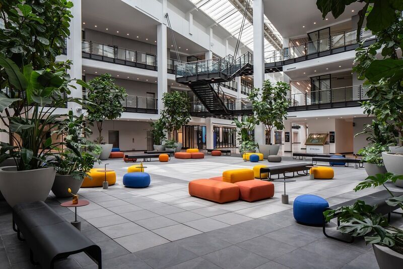 Cozy Mixed-Use Gathering Spaces : mixed-use gathering space