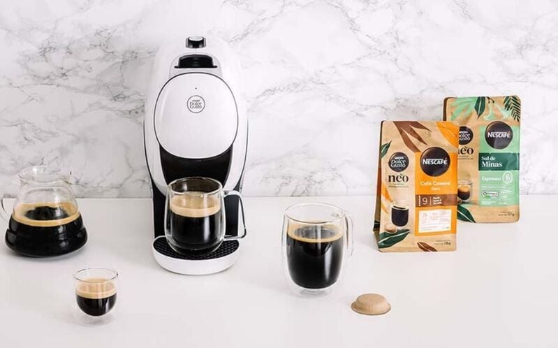 Compostable Pod Coffee Machines : Nescafé Dolce Gusto Neo