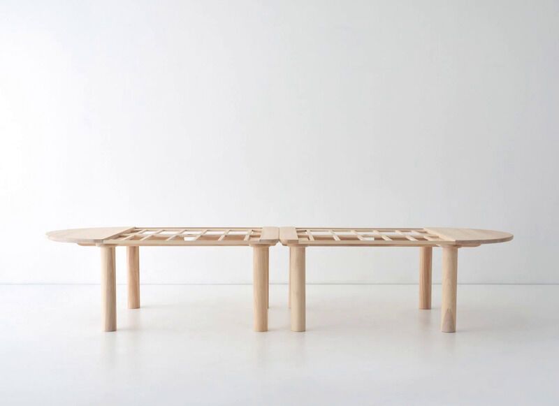 Recycled Yogurt Pot-Constructed Tables
